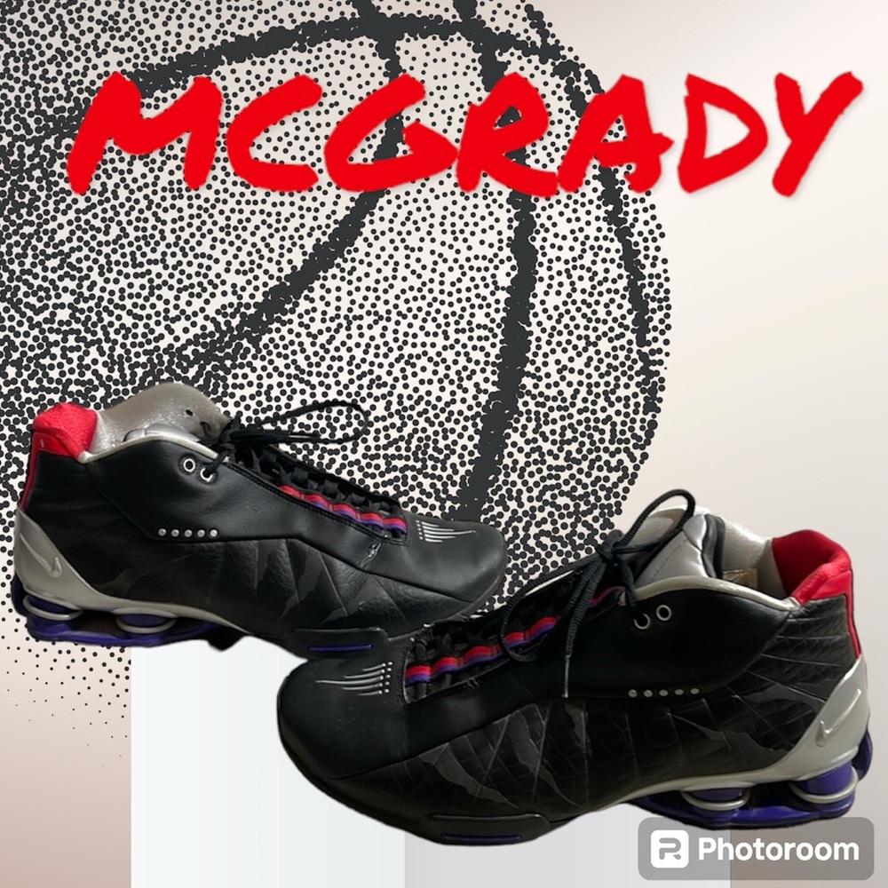 Nike shoe BB4 Tracey McGrady Raptor color way size 13